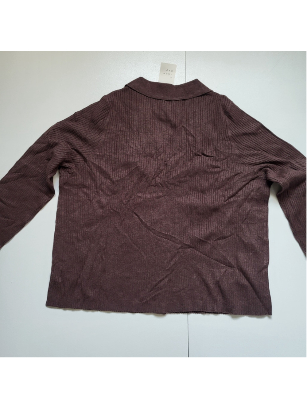 Women's Plus Size A New Day Ribbed Button-Down Sweater – Brown – Size 2XL – NWT - Picture 3 of 10